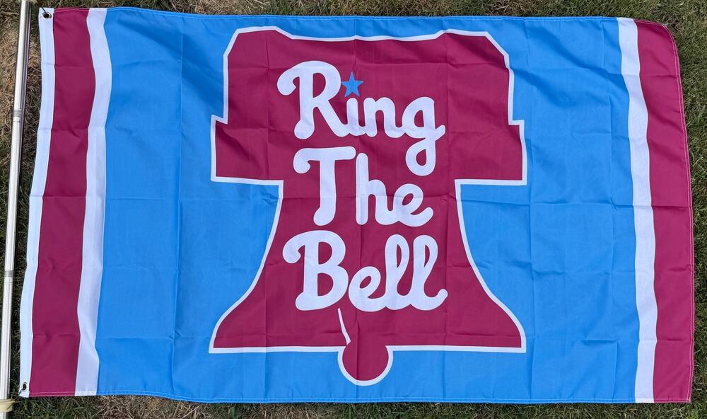 Philadelphia Phillies Flag Retro Throwback Color Ring The Bell 3x5 Feet New